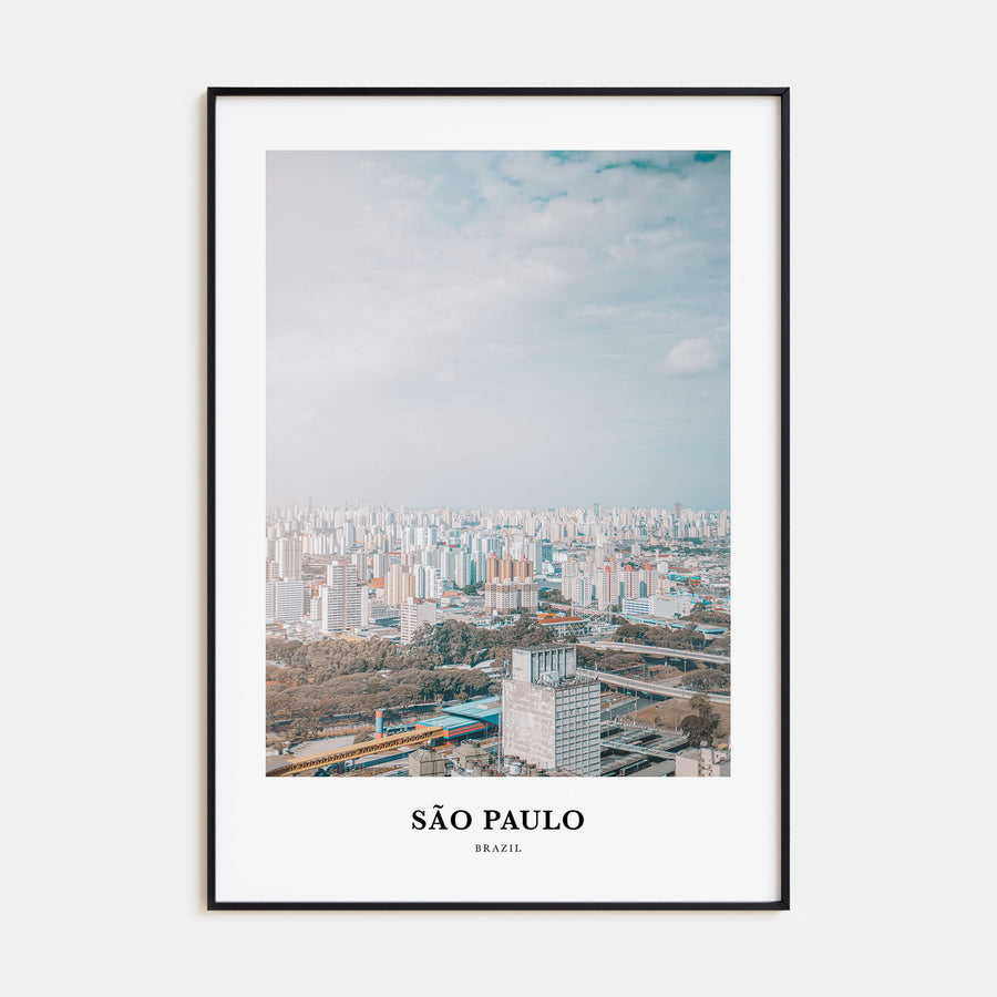São Paulo Portrait Color No 1 Poster