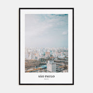 São Paulo Portrait Color No 1 Poster