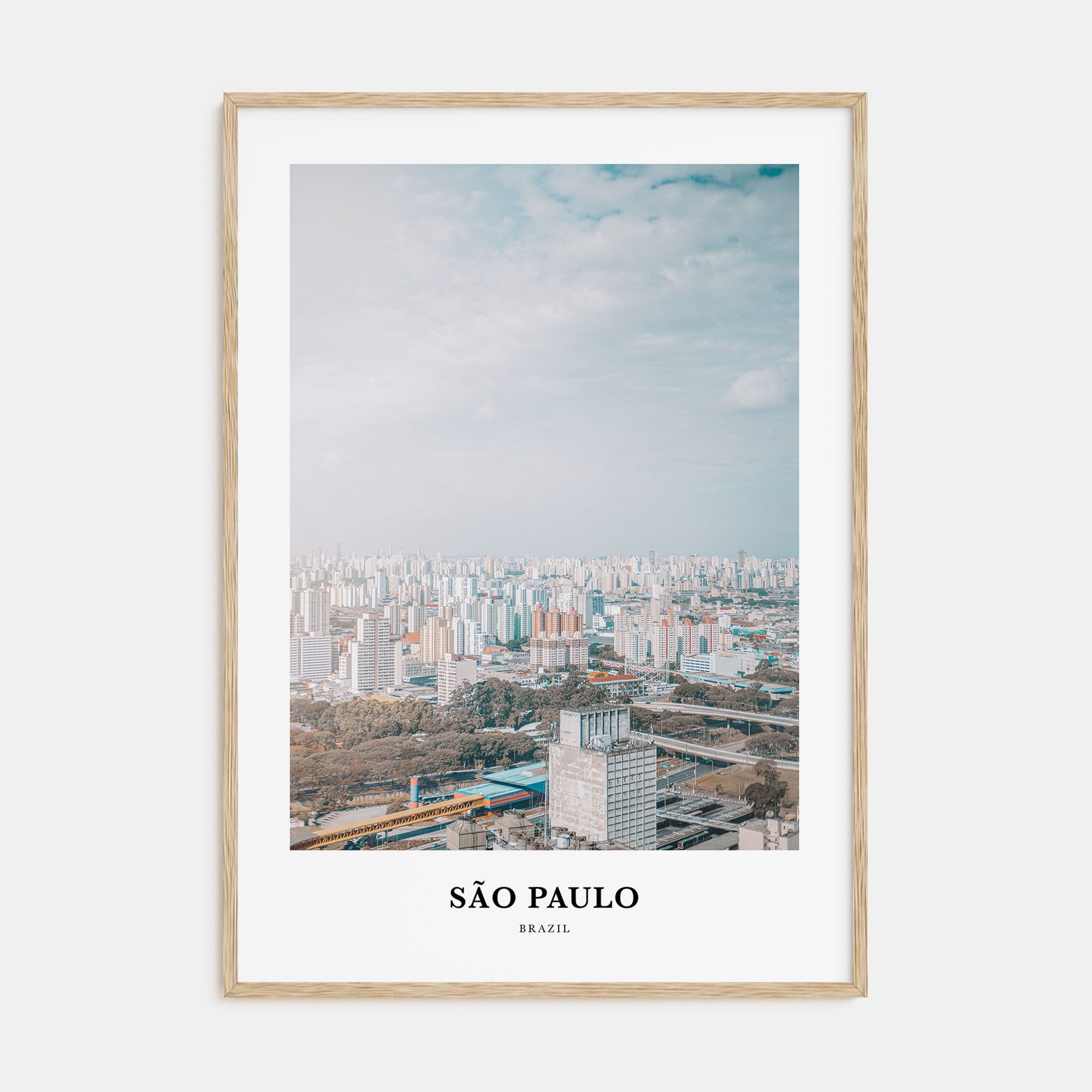 São Paulo Portrait Color No 1 Poster
