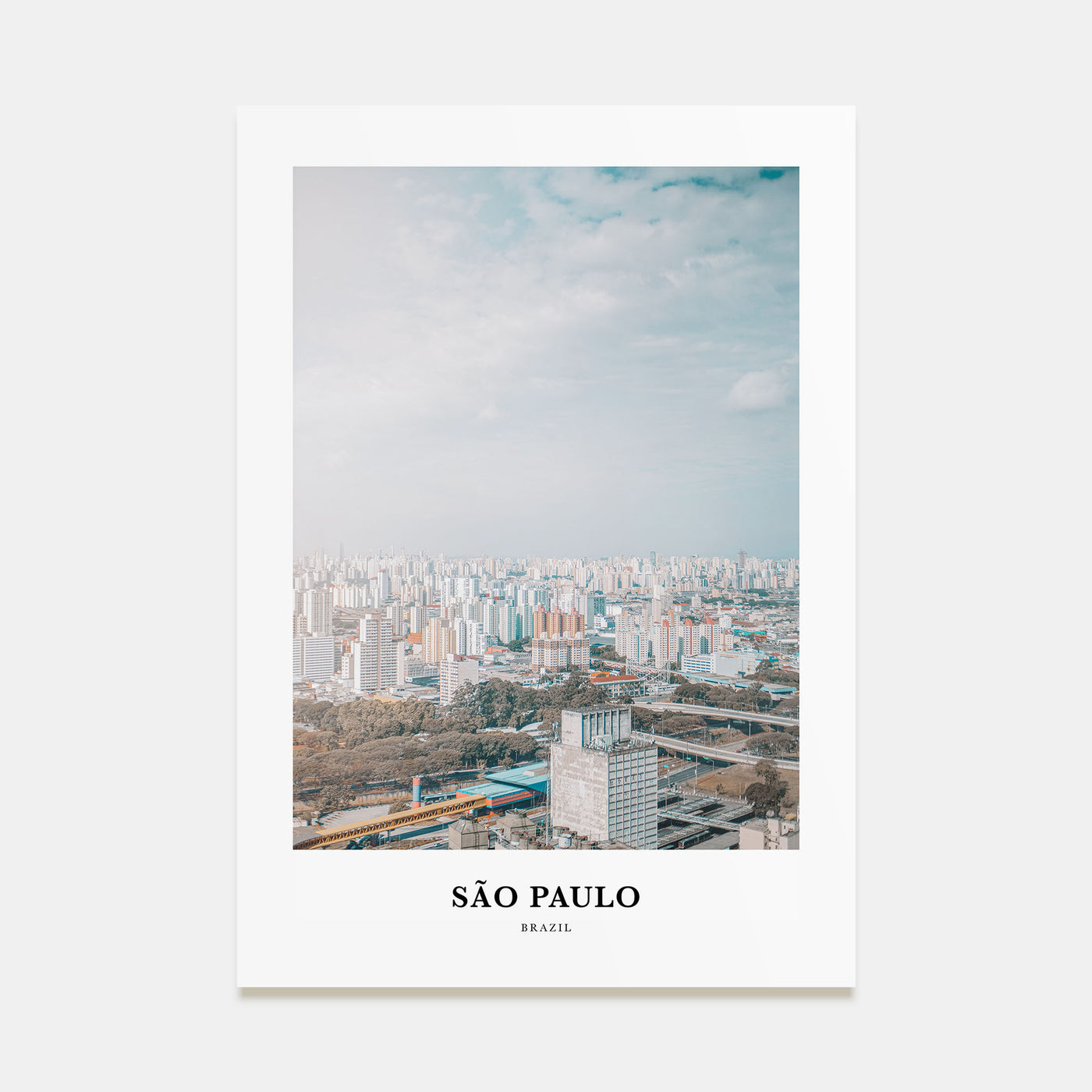 São Paulo Portrait Color No 1 Poster