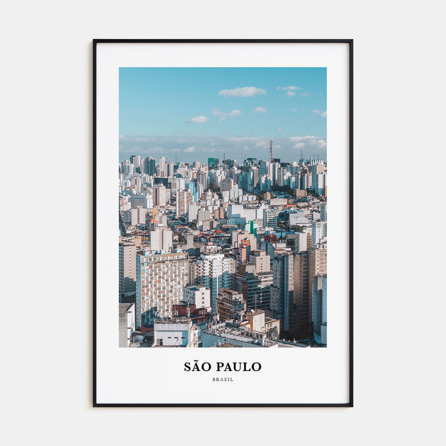 São Paulo Portrait Color No 2 Poster