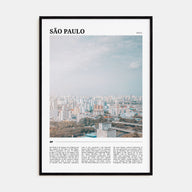 São Paulo Travel Color No 1 Poster