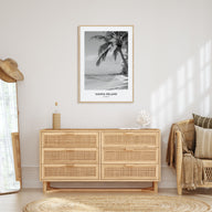 Saona Island Portrait B&W Poster