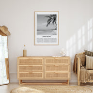 Saona Island Travel B&W Poster