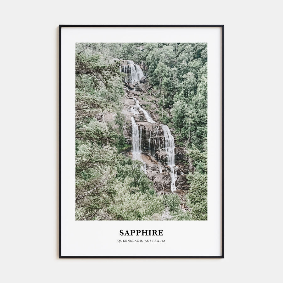 Sapphire Portrait Color Poster