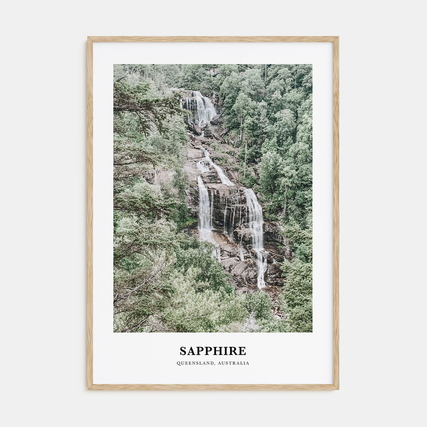 Sapphire Portrait Color Poster