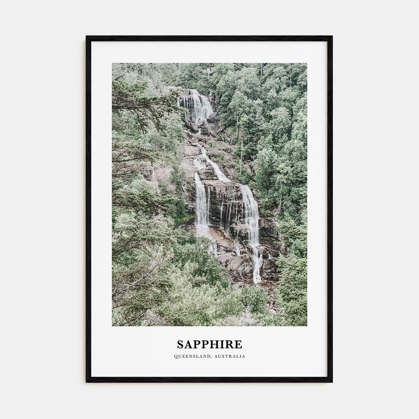 Sapphire Portrait Color Poster