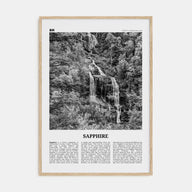 Sapphire Travel B&W Poster
