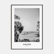 Sarandë Portrait B&W Poster