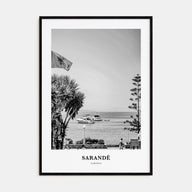 Sarandë Portrait B&W Poster
