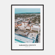 Sarasota County Portrait Color Poster