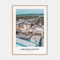 Sarasota County Portrait Color Poster
