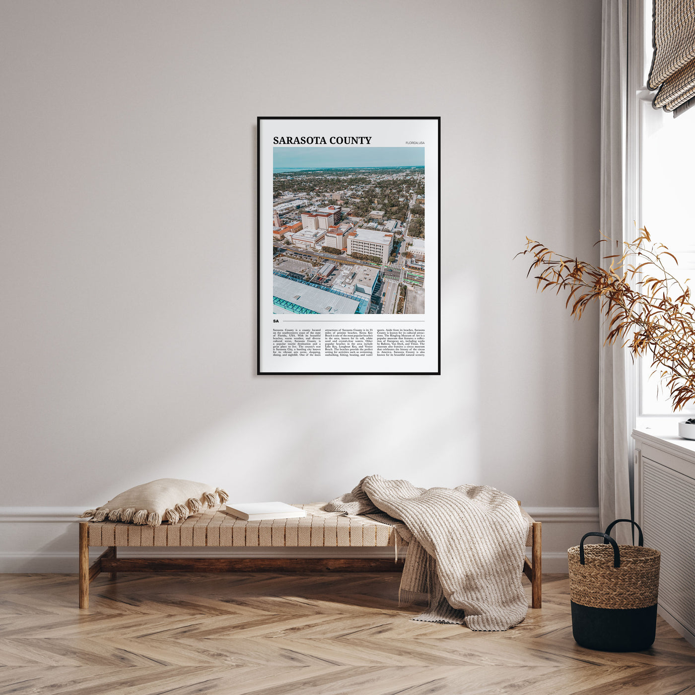 Sarasota County Travel Color Poster