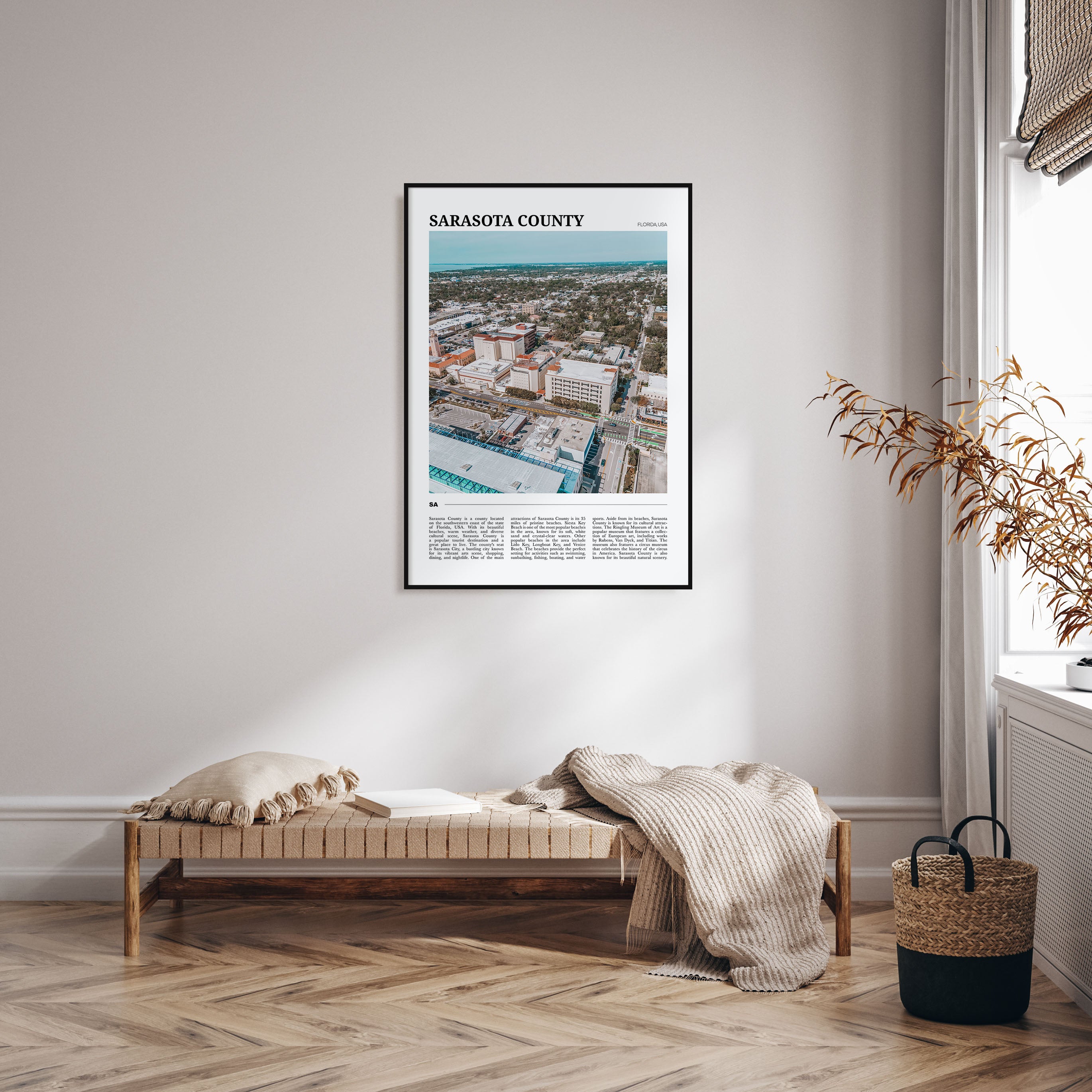 Sarasota County Travel Color Poster