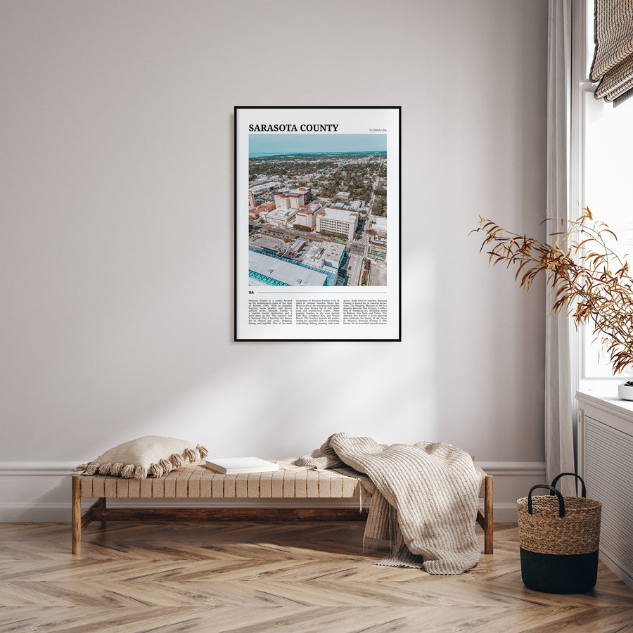 Sarasota County Travel Color Poster