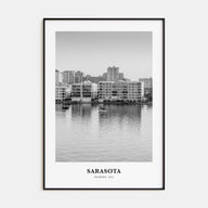 Sarasota Portrait B&W No 2 Poster