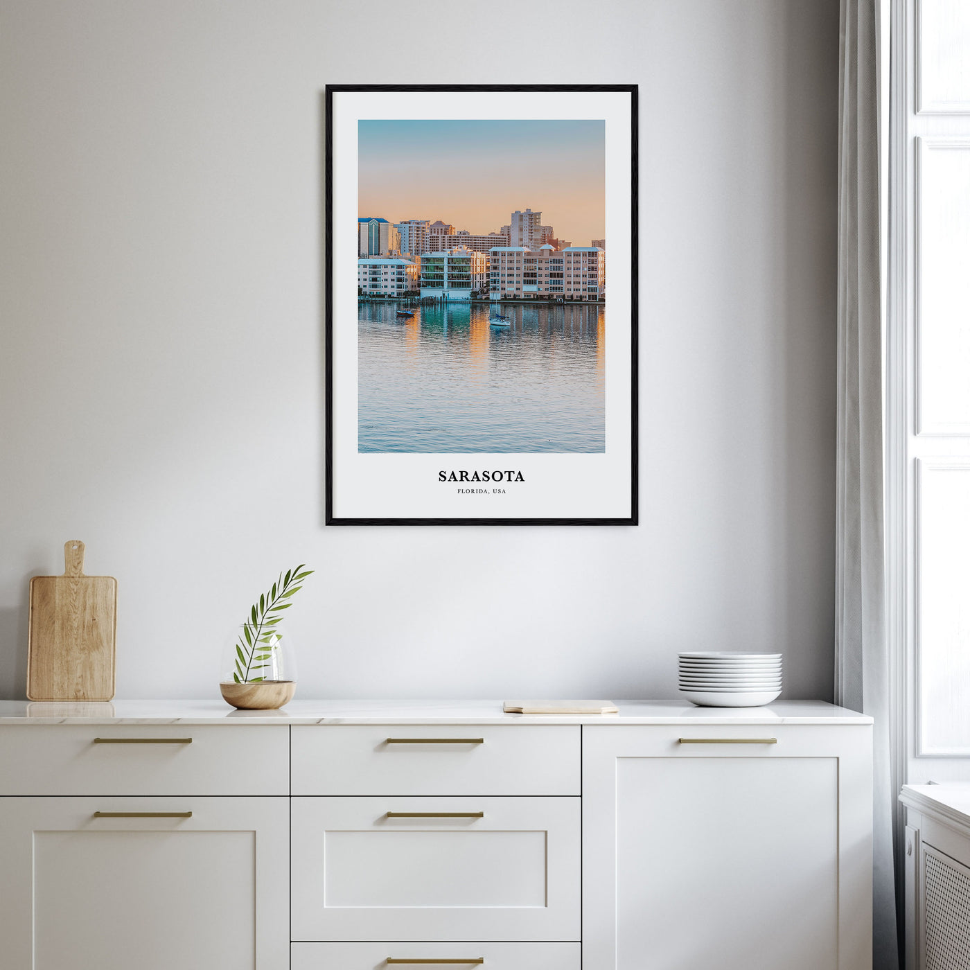Sarasota Portrait Color Poster