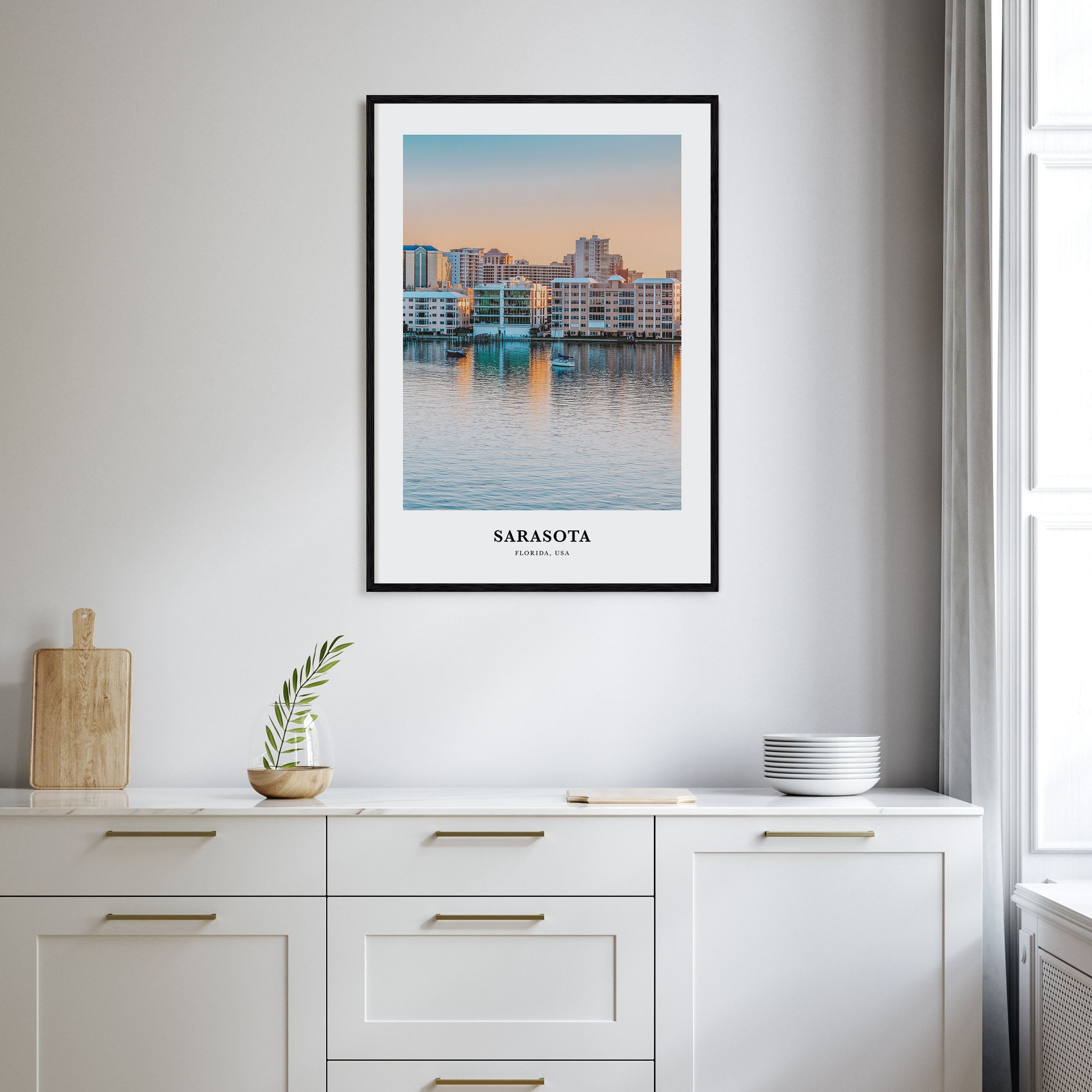 Sarasota Portrait Color Poster