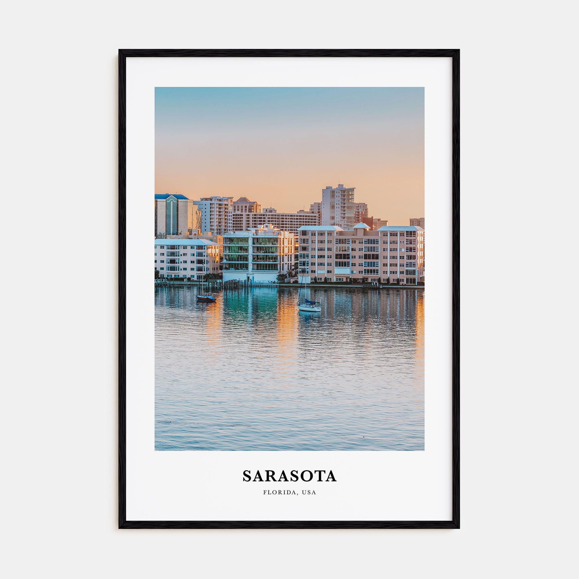 Sarasota Portrait Color Poster