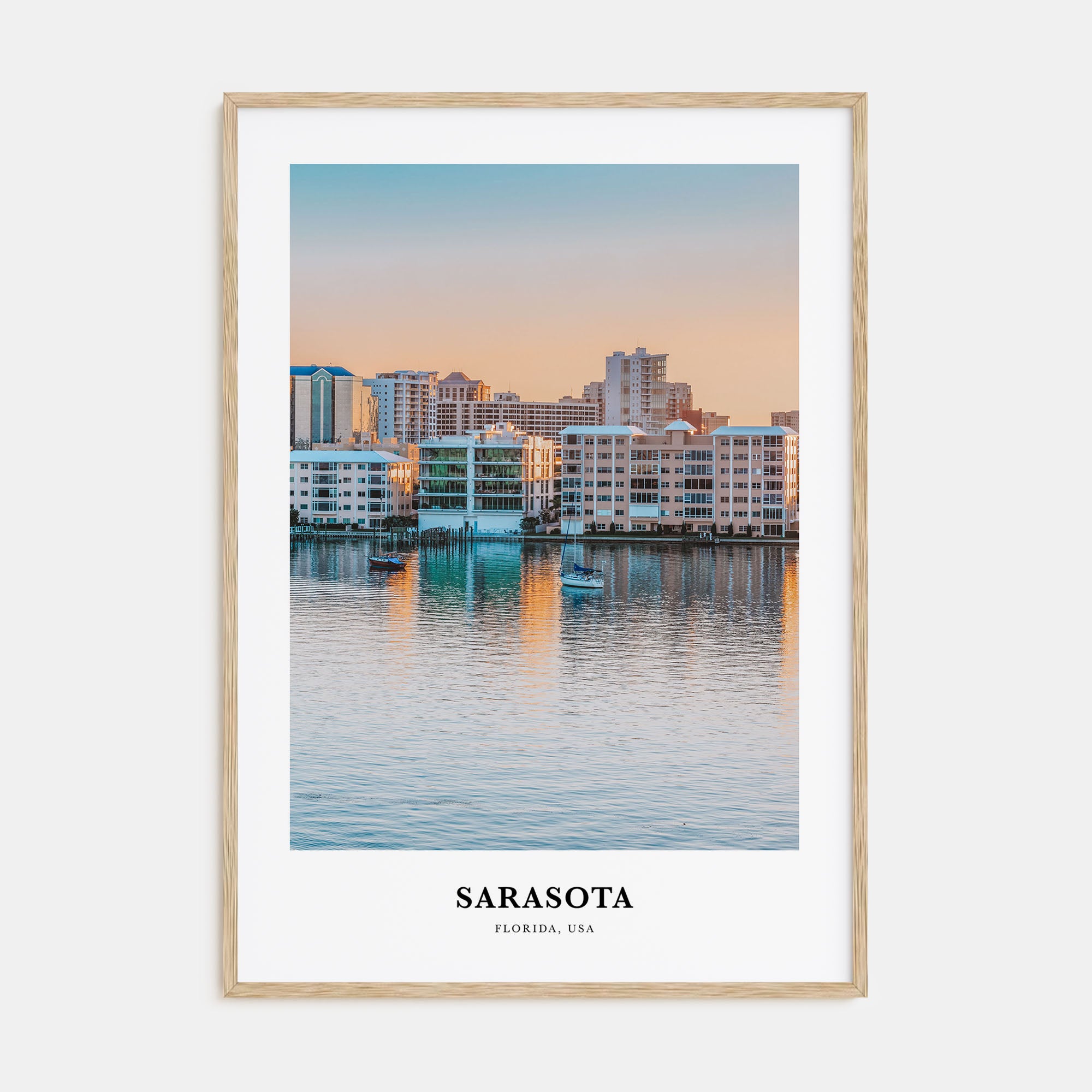 Sarasota Portrait Color Poster