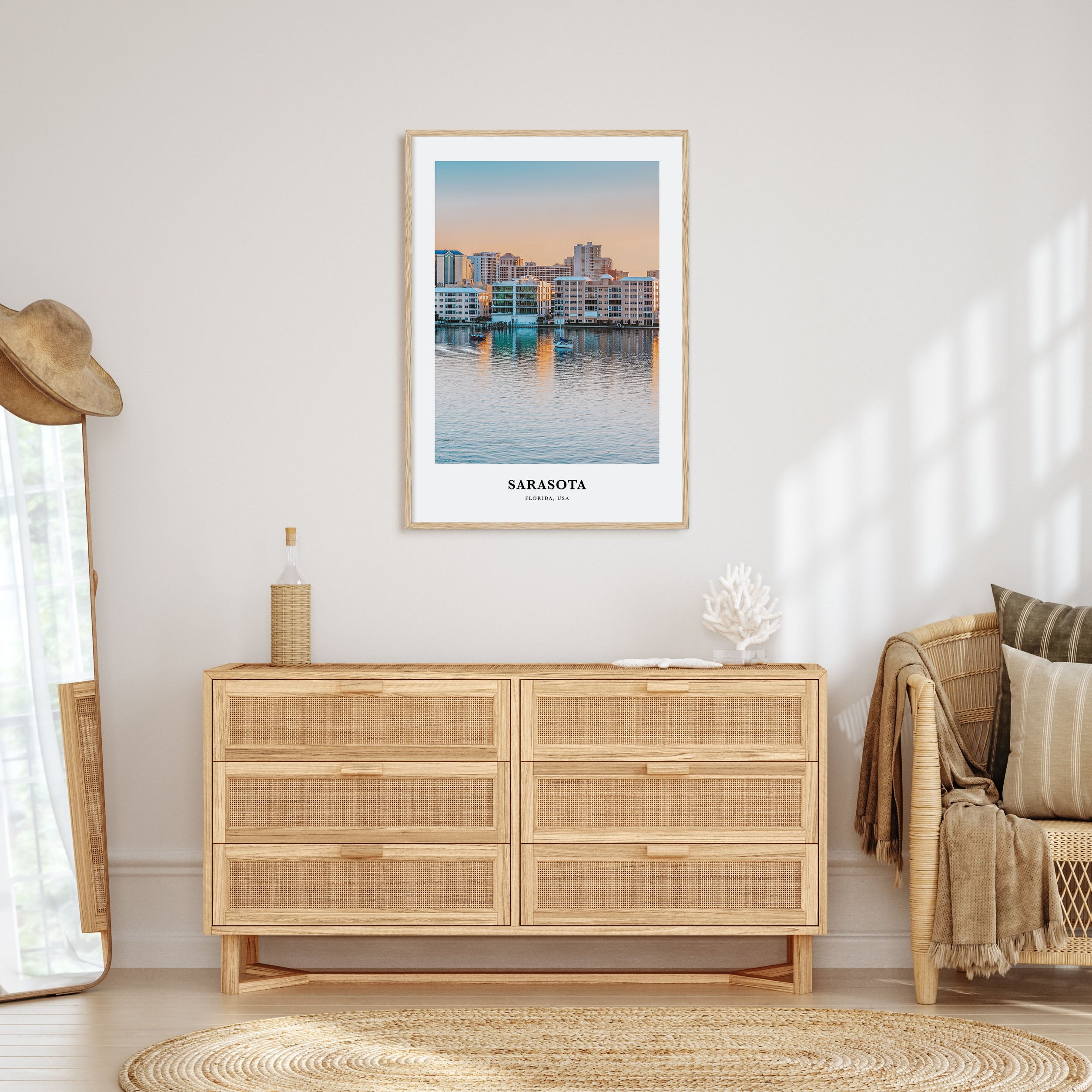 Sarasota Portrait Color Poster