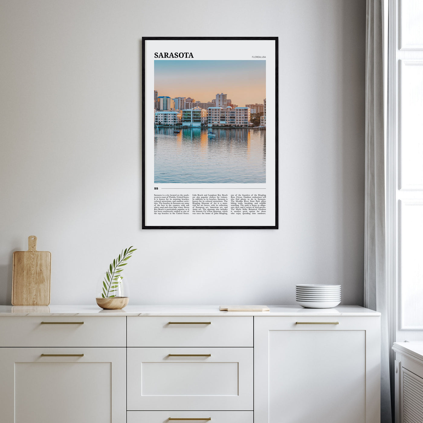 Sarasota Travel Color Poster