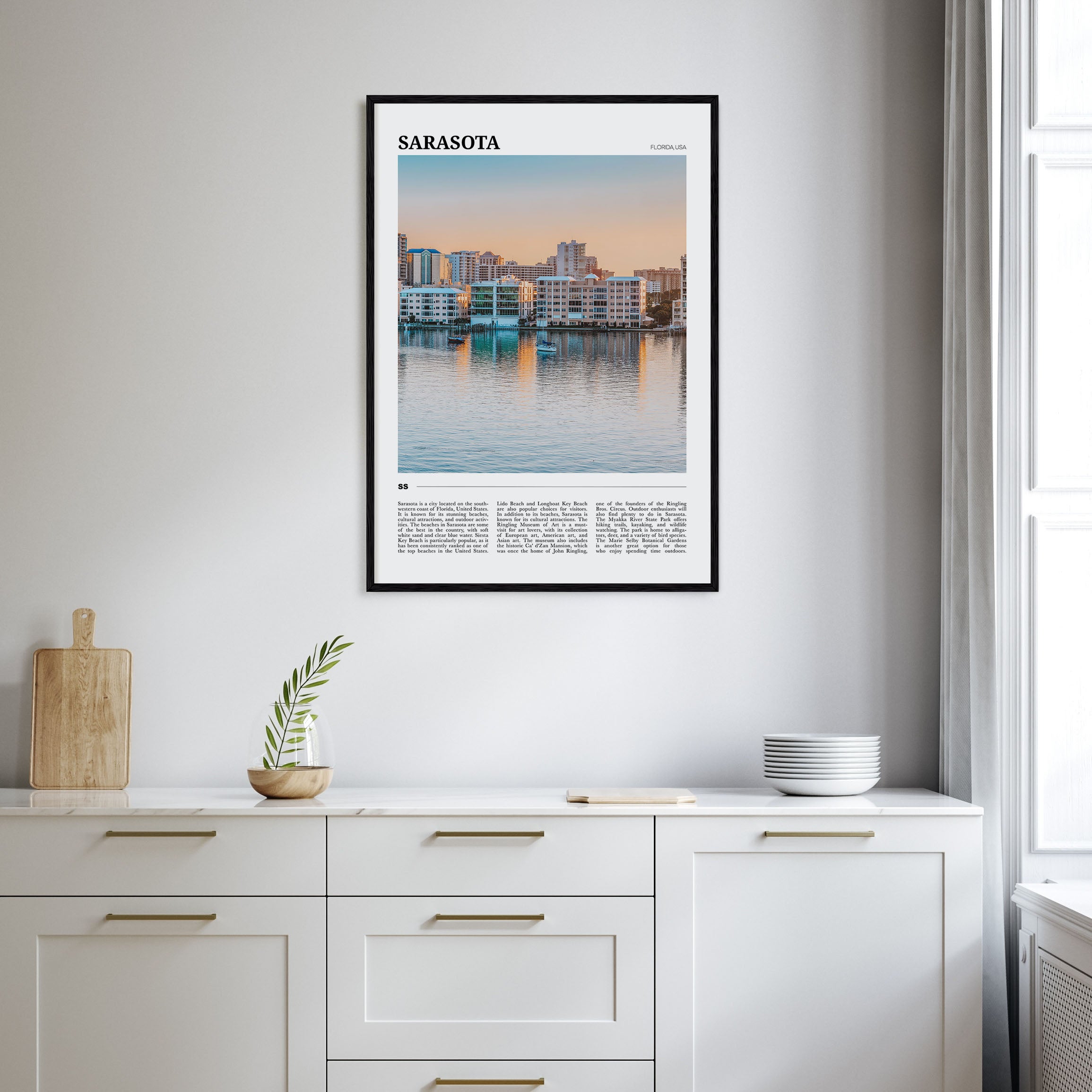 Sarasota Travel Color Poster