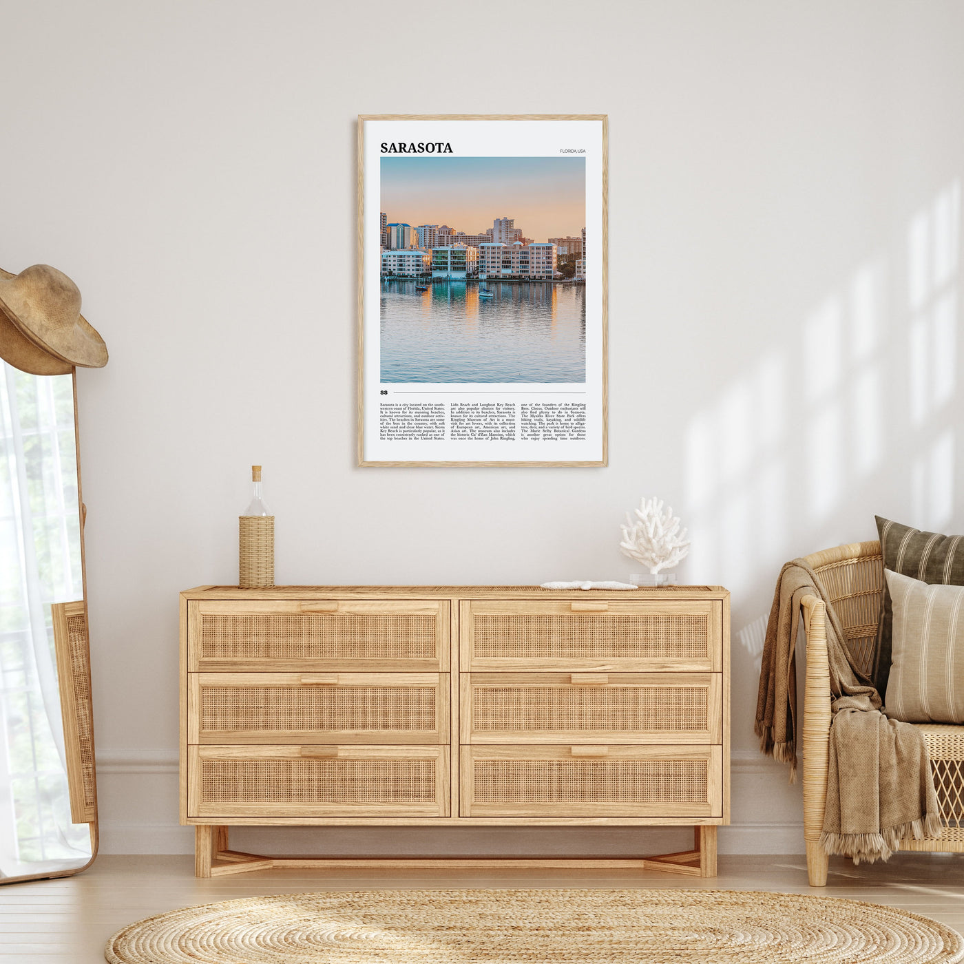 Sarasota Travel Color Poster