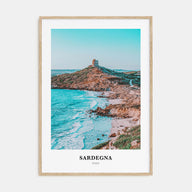 Sardegna Portrait Color Poster