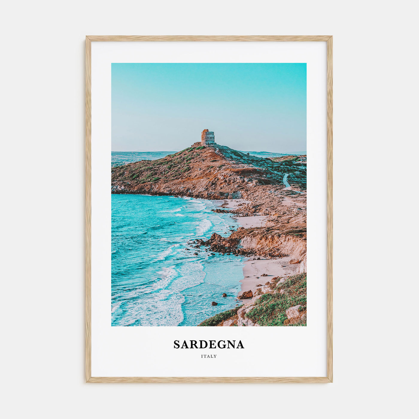Sardegna Portrait Color Poster