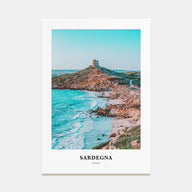 Sardegna Portrait Color Poster
