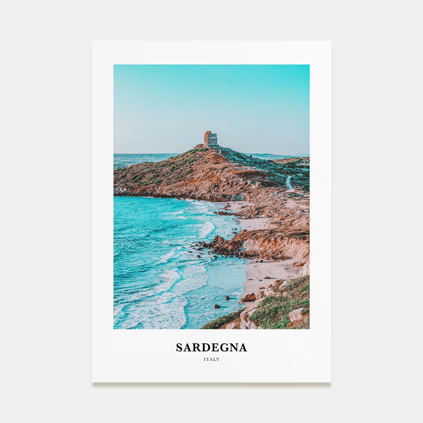 Sardegna Portrait Color Poster