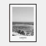 Sardinia Portrait B&W Poster