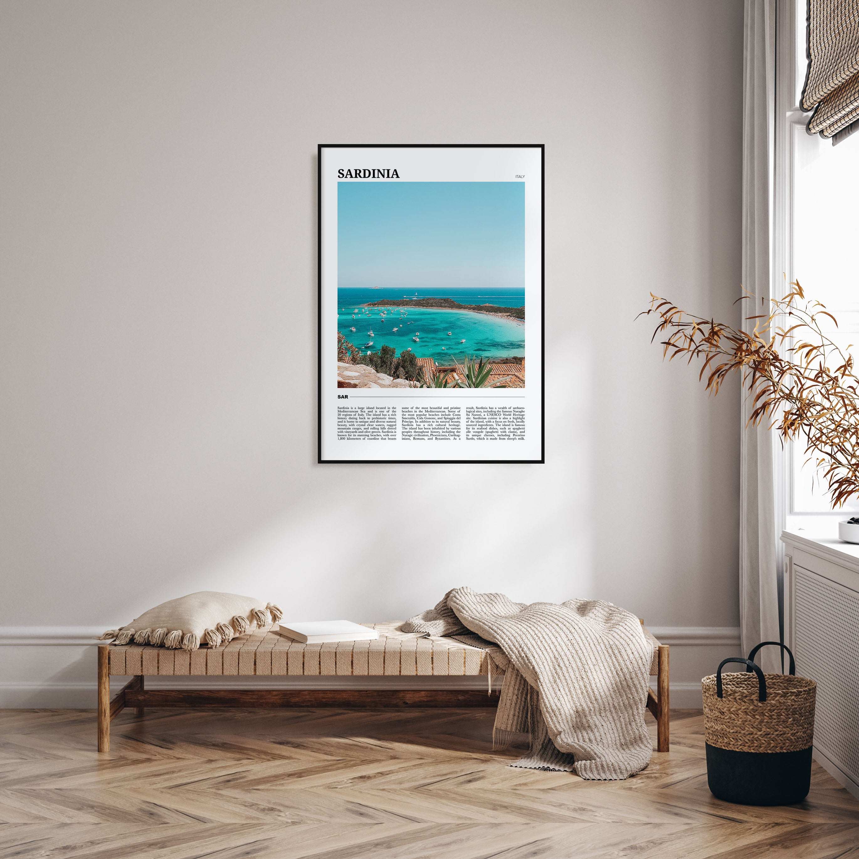 Sardinia Travel Color Poster