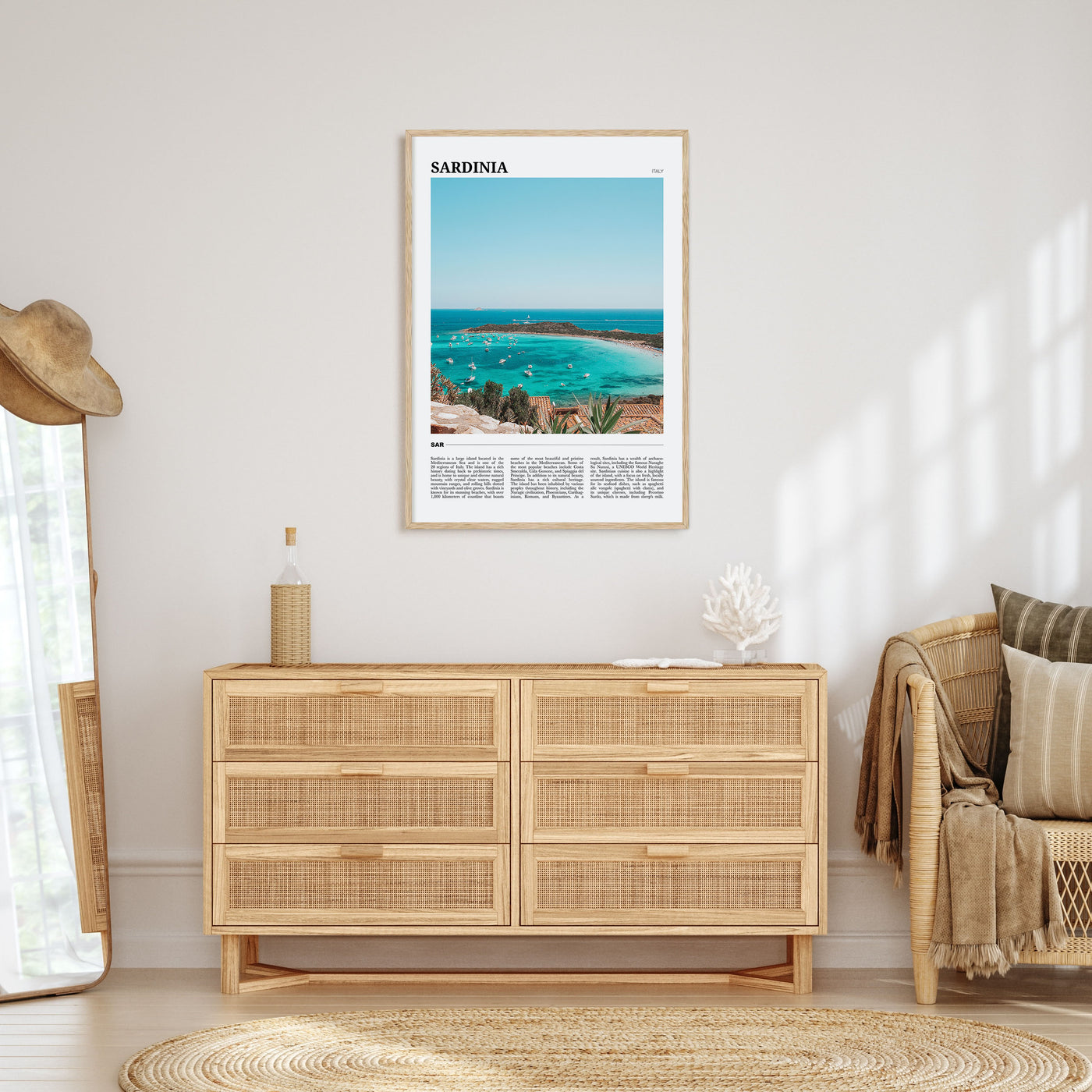 Sardinia Travel Color Poster