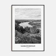 Saskatchewan Portrait B&W Poster