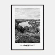 Saskatchewan Portrait B&W Poster