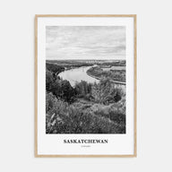 Saskatchewan Portrait B&W Poster