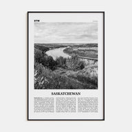 Saskatchewan Travel B&W Poster