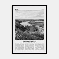 Saskatchewan Travel B&W Poster