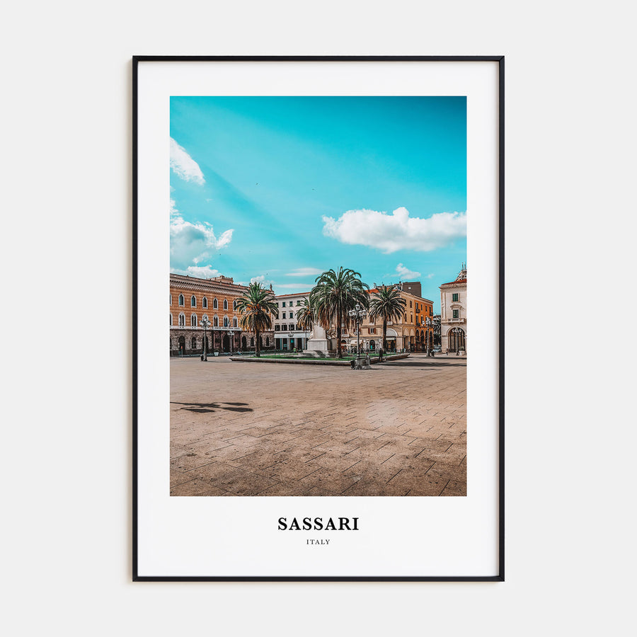 Sassari Portrait Color Poster