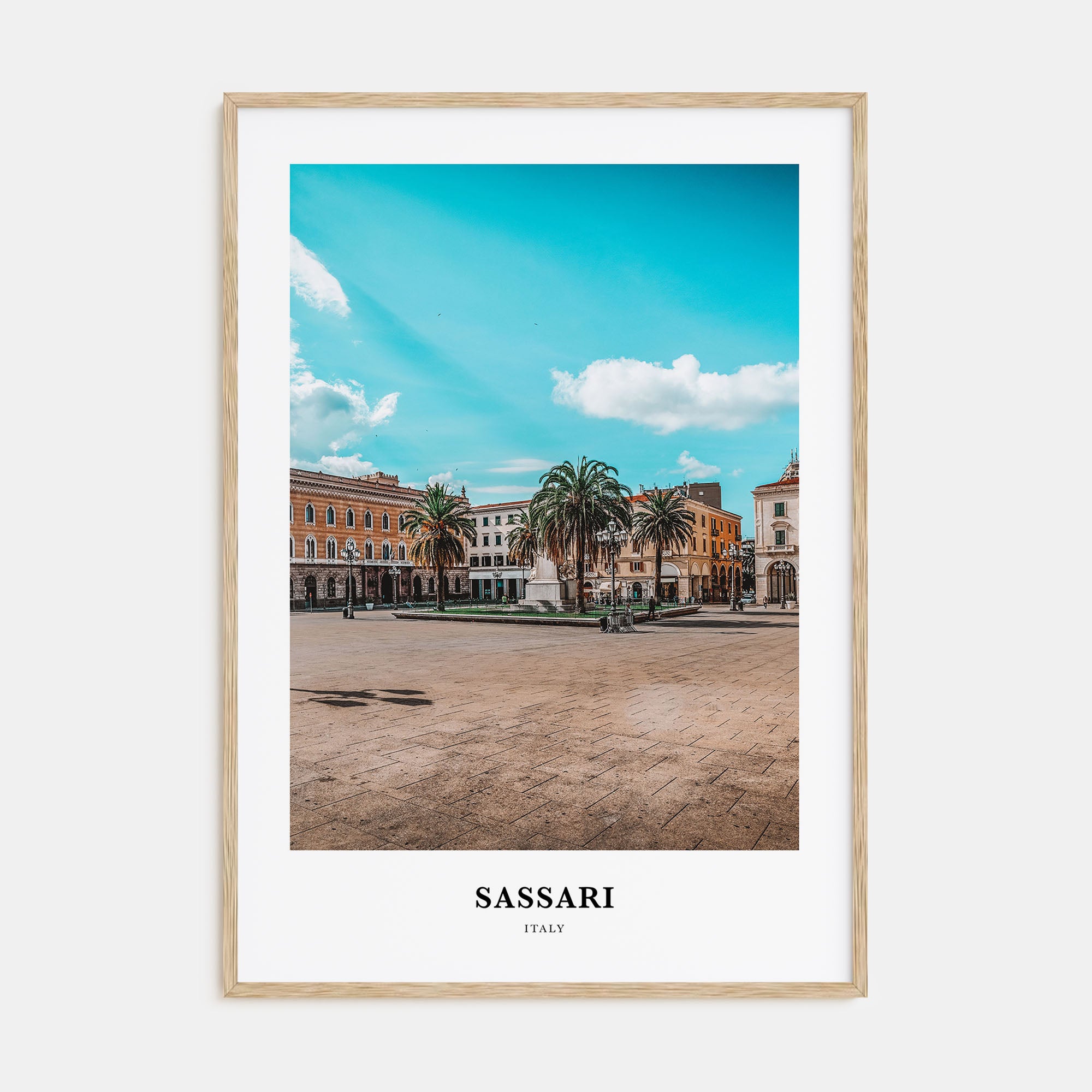Sassari Portrait Color Poster