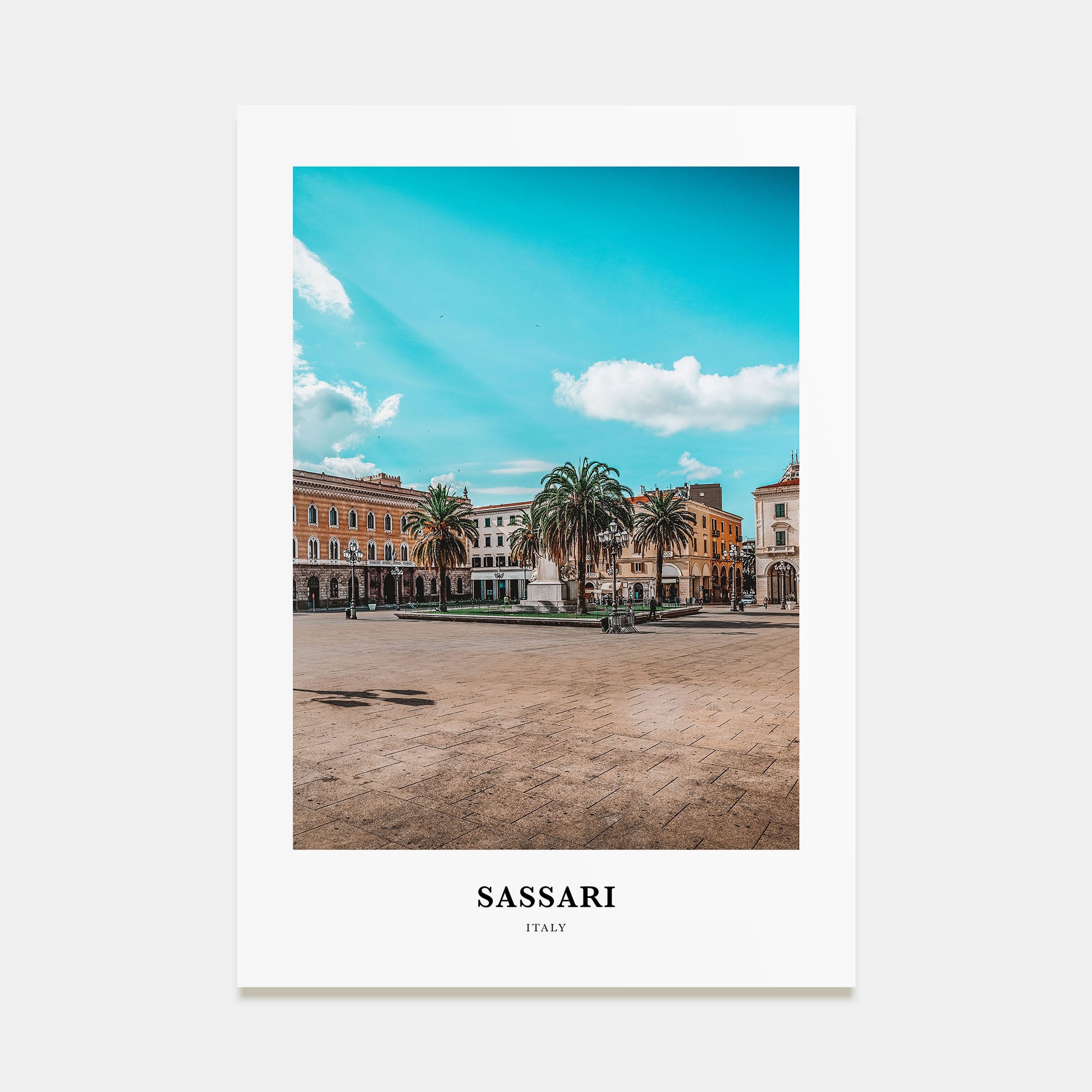 Sassari Portrait Color Poster