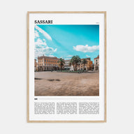 Sassari Travel Color Poster