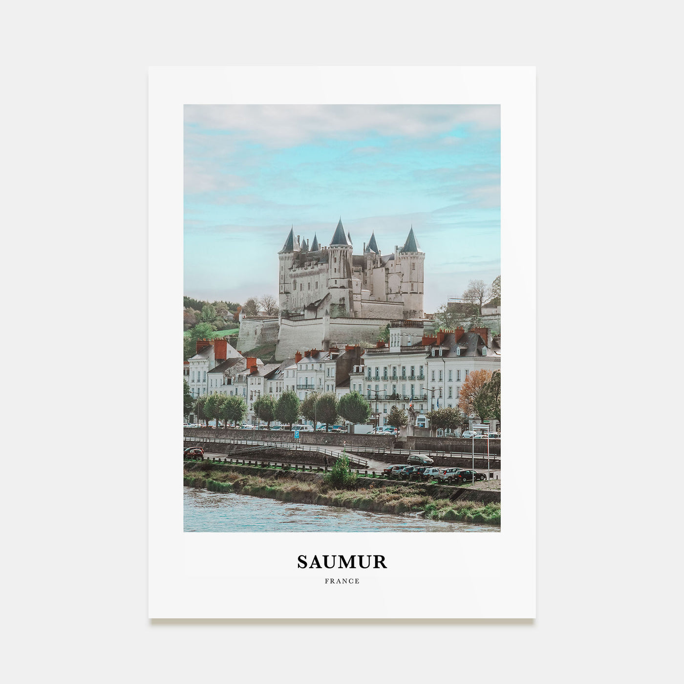 Saumur Portrait Color Poster