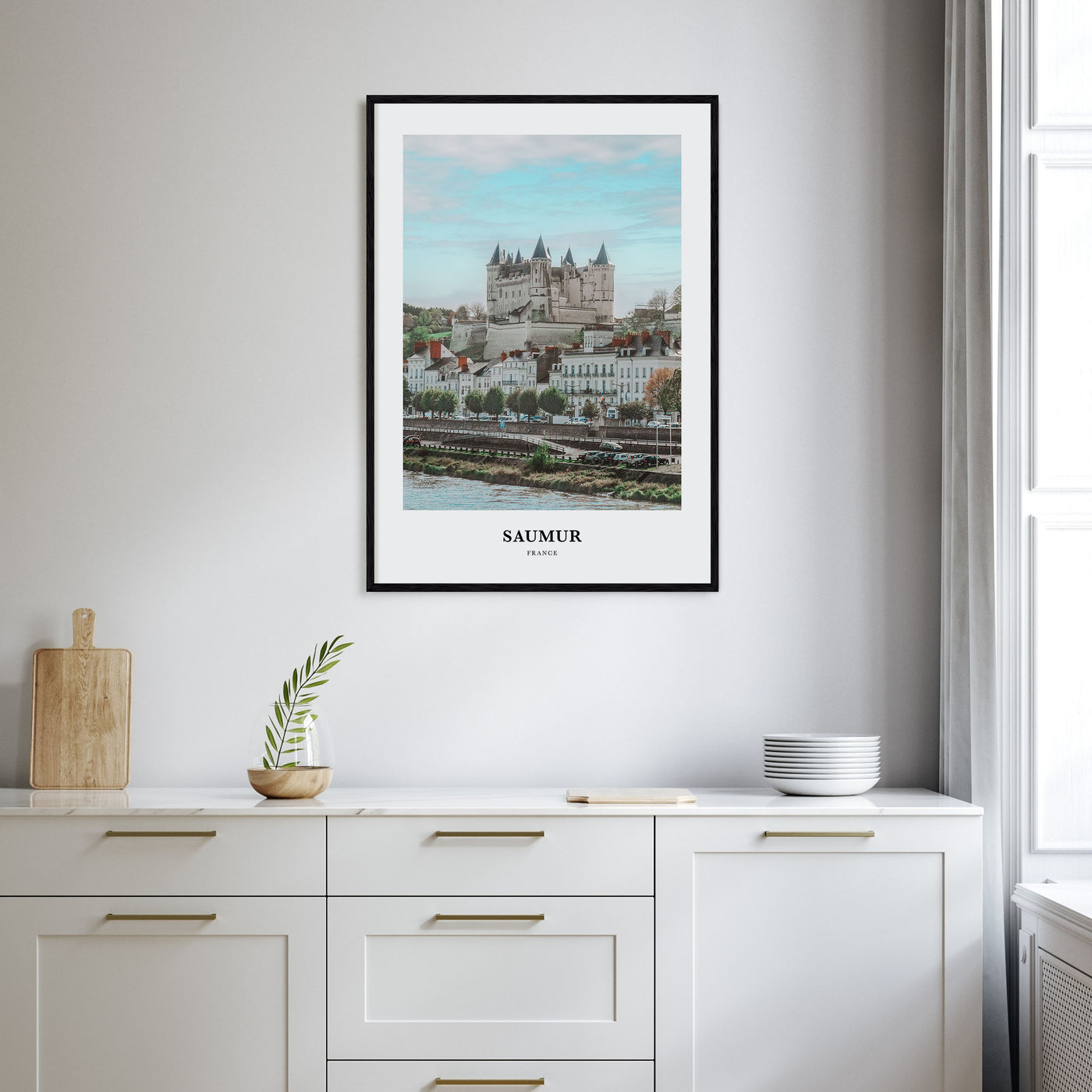 Saumur Portrait Color Poster