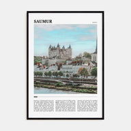 Saumur Travel Color Poster