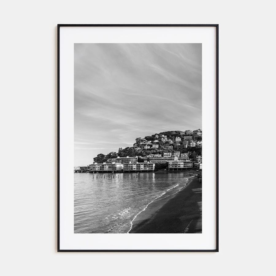 Sausalito Photo B&W Poster