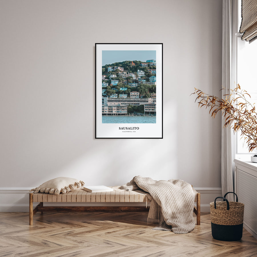 Sausalito Portrait Color Poster