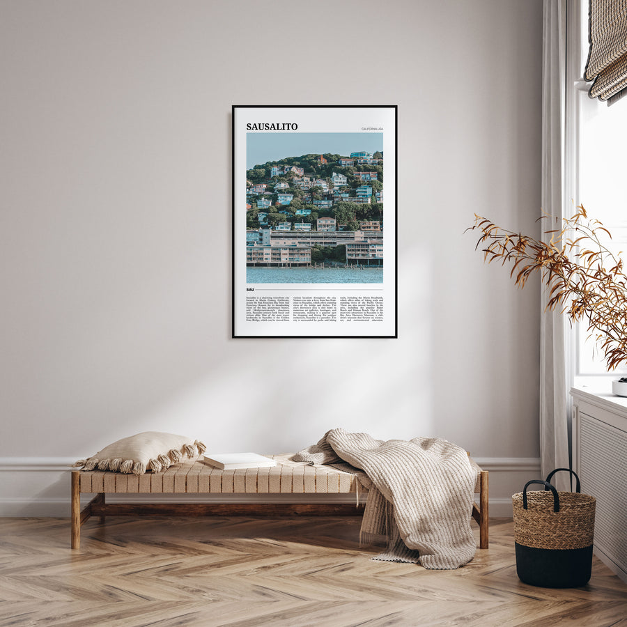 Sausalito Travel Color Poster